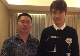 广州琳琅与明星合影